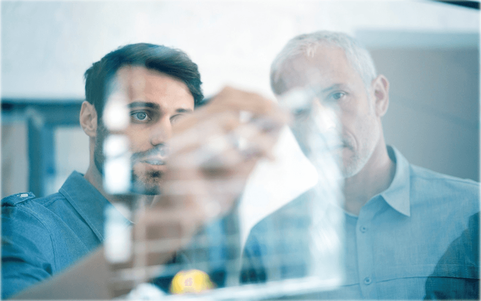 People working together creating a smart ai project